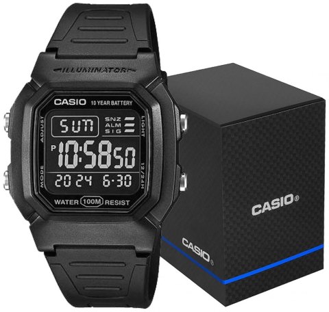 Zegarek CASIO W-800H-1BVES + BOX Zegarek CASIO W-800H-1BVES + BOX