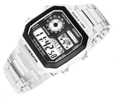 Zegarek Męski CASIO AE-1200WHD-1AVEF + BOX Zegarek Męski CASIO AE-1200WHD-1AVEF + BOX