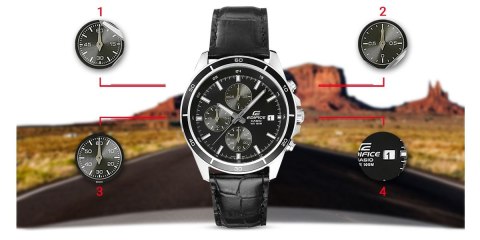 Zegarek Męski CASIO EDIFICE EFR-526L-1AVUEF 10 BAR + BOX Zegarek Męski CASIO EDIFICE EFR-526L-1AVUEF 10 BAR + BOX