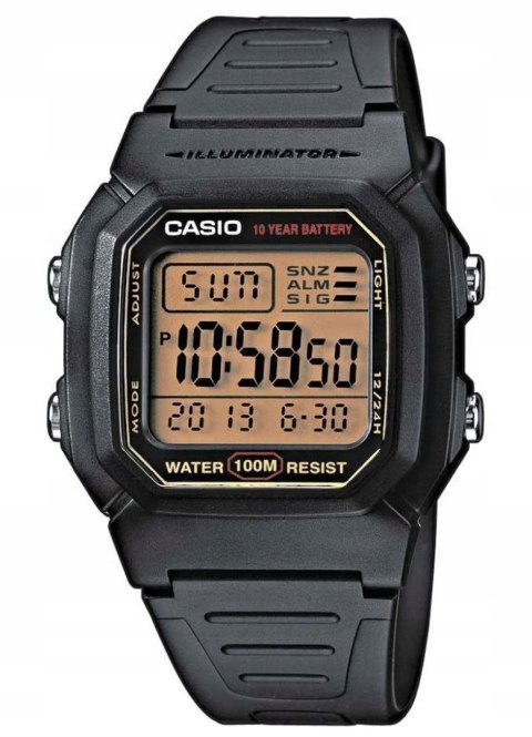 Zegarek Męski CASIO W-800HG-9AVDF Zegarek Męski CASIO W-800HG-9AVDF