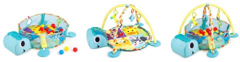 Duża mata edukacyjna żółwik 3w1 kojec z piłkami 0+ ECOTOYS Duża mata edukacyjna żółwik 3w1 kojec z piłkami 0+ ECOTOYS