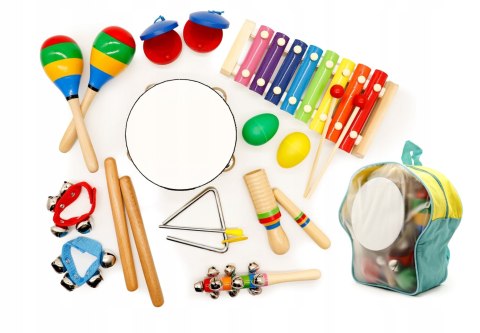 Zestaw muzyczny 10 instrumentów dla dzieci + plecak ECOTOYS Zestaw muzyczny 10 instrumentów dla dzieci + plecak ECOTOYS