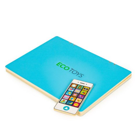 Tablica edukacyjna magnetyczna laptop litery cyfry ECOTOYS Tablica edukacyjna magnetyczna laptop litery cyfry ECOTOYS