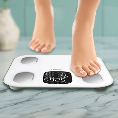 Waga Łazienkowa Analityczna 15 Parametrów Apple Health, Google Fit,