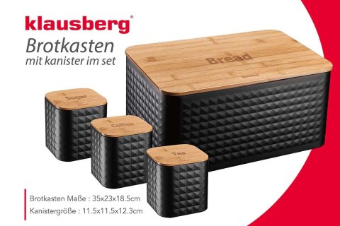 CHLEBAK KLAUSBERG Z ZESTAWEM POJEMNIKÓW KB-7482 CHLEBAK KLAUSBERG Z ZESTAWEM POJEMNIKÓW KB-7482