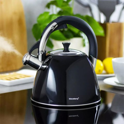 CZAJNIK Z GWIZDKIEM KLAUSBERG 2,2L KB-7410 CZAJNIK Z GWIZDKIEM KLAUSBERG 2,2L KB-7410