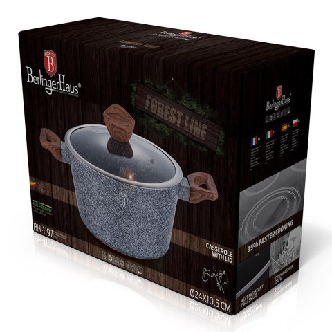 GARNEK GRANITOWY BERLINGERHAUS FOREST LINE 24cm BH-1197 GARNEK GRANITOWY BERLINGERHAUS FOREST LINE 24cm BH-1197