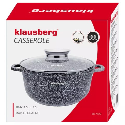GARNEK MARMURKOWY 4,5L 24cm KLAUSBERG KB-7522 GARNEK MARMURKOWY 4,5L 24cm KLAUSBERG KB-7522