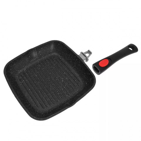GRILLOWA PATELNIA GRANITOWA 24cm KINGHOFF KH-1510 ODPINANY UCHWYT GRILLOWA PATELNIA GRANITOWA 24cm KINGHOFF KH-1510 ODPINANY UCHWYT