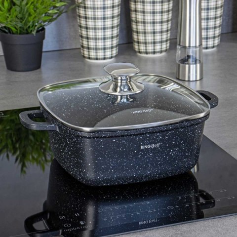 KINGHOFF GARNEK MARMUROWY 26cm KH-1604 5,5L KINGHOFF GARNEK MARMUROWY 26cm KH-1604 5,5L