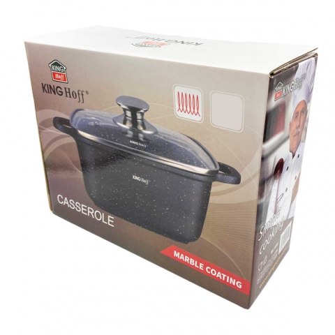 KINGHOFF GARNEK MARMUROWY 26cm KH-1604 5,5L KINGHOFF GARNEK MARMUROWY 26cm KH-1604 5,5L