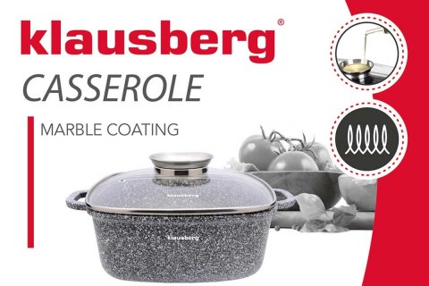 KLAUSBERG GARNEK MARMURKOWY 24cm KB-7530 4,4L KLAUSBERG GARNEK MARMURKOWY 24cm KB-7530 4,4L