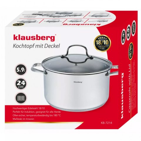 KLAUSBERG GARNEK Z POKRYWĄ 5,9 L KB-7214 KLAUSBERG GARNEK Z POKRYWĄ 5,9 L KB-7214