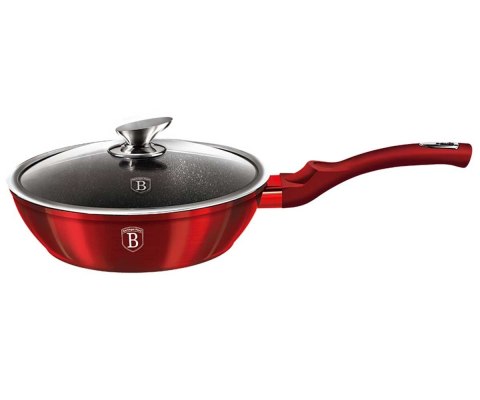 PATELNIA GRANITOWA 24cm BERLINGER HAUS RED METALLIC LINE BH-1259 PATELNIA GRANITOWA 24cm BERLINGER HAUS RED METALLIC LINE BH-1259