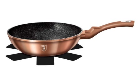 PATELNIA GRANITOWA WOK 28cm BERLINGER HAUS ROSE GOLD BH-1512 PATELNIA GRANITOWA WOK 28cm BERLINGER HAUS ROSE GOLD BH-1512