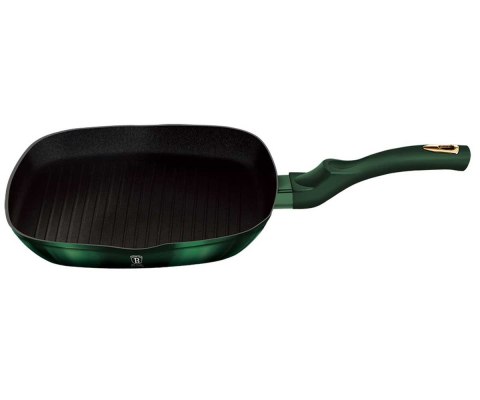 PATELNIA TYTANOWA GRILLOWA BERLINGER HAUS 28cm BH-6050 EMERALD PATELNIA TYTANOWA GRILLOWA BERLINGER HAUS 28cm BH-6050 EMERALD