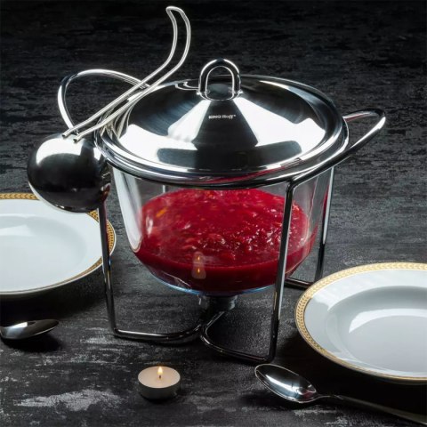 PODGRZEWACZ ŻAROODPORNY WAZA 4,1L KINGHOFF KH-1413 PODGRZEWACZ ŻAROODPORNY WAZA 4,1L KINGHOFF KH-1413
