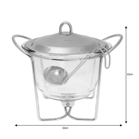 PODGRZEWACZ ŻAROODPORNY WAZA 4,1L KINGHOFF KH-1413 PODGRZEWACZ ŻAROODPORNY WAZA 4,1L KINGHOFF KH-1413