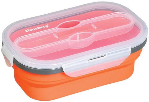 SILIKONOWY SKŁADANY LUNCH BOX KLAUSBERG KB-7022 SILIKONOWY SKŁADANY LUNCH BOX KLAUSBERG KB-7022