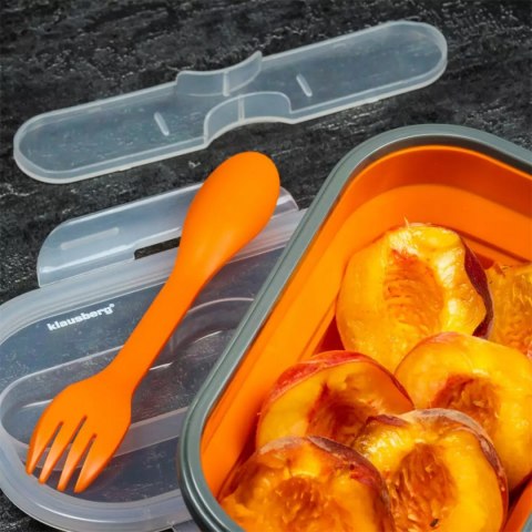 SILIKONOWY SKŁADANY LUNCH BOX KLAUSBERG KB-7022 SILIKONOWY SKŁADANY LUNCH BOX KLAUSBERG KB-7022