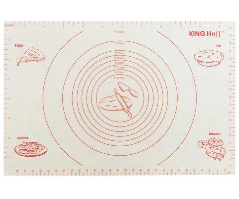 STOLNICA MATA SILIKONOWA 60x40cm KINGHOFF KH-1537 STOLNICA MATA SILIKONOWA 60x40cm KINGHOFF KH-1537
