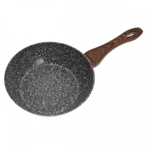 WOK GRANITOWY 24cm GRANIT WOOD KINGHOFF KH-1583 WOK GRANITOWY 24cm GRANIT WOOD KINGHOFF KH-1583