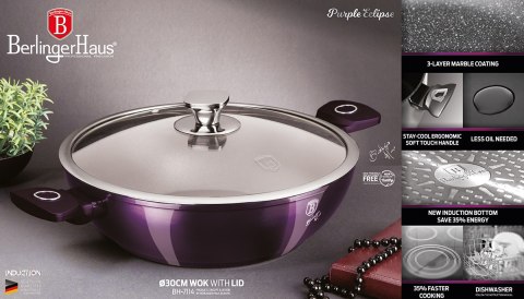 WOK GRANITOWY 30cm BERLINGER HAUS BH-7114 WOK GRANITOWY 30cm BERLINGER HAUS BH-7114