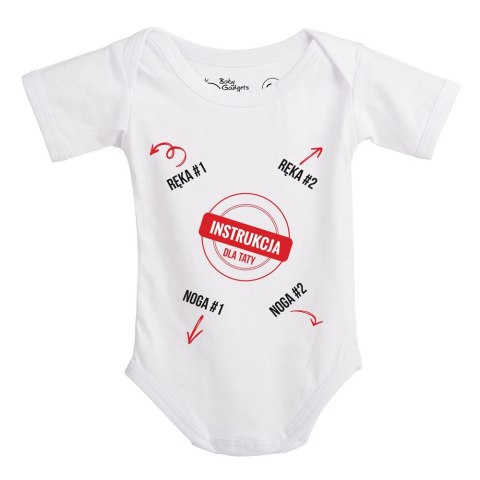 Baby Instructions body z instrukcją dla taty Baby Instructions body z instrukcją dla taty