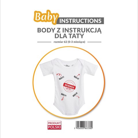 Baby Instructions body z instrukcją dla taty Baby Instructions body z instrukcją dla taty