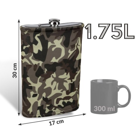 Gigantyczna Piersiówka Militarna dla chłopaka moro Gigantyczna Piersiówka Militarna dla chłopaka moro