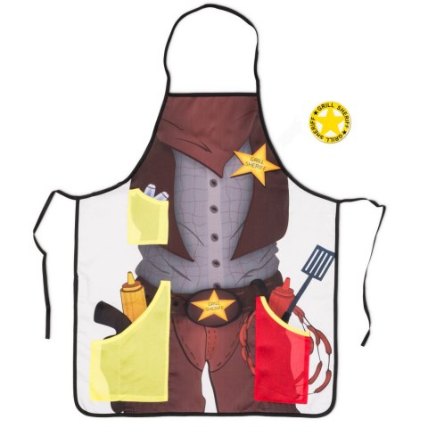 Grill Sheriff fartuszek GRILLOWY otwieracz GRATIS Grill Sheriff fartuszek GRILLOWY otwieracz GRATIS
