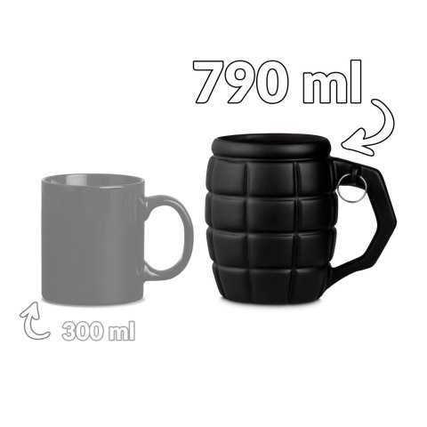 Gigantyczny Kubek Granat Czarny prezent dla niego