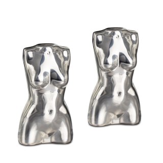 Metalowe kostki do whisky Kobieta chłodzące niego