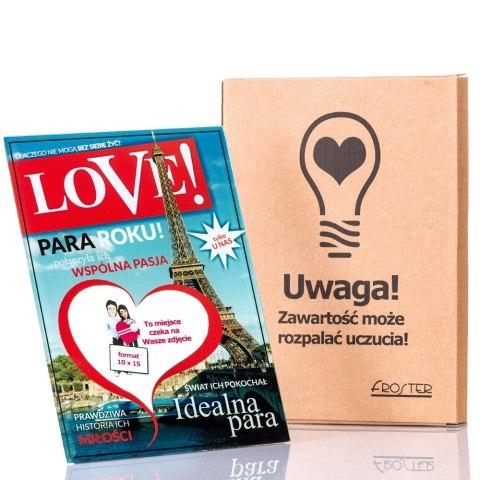 Ramka na zdjęcia LOVE prezent Dzień Kobiet Rocznica