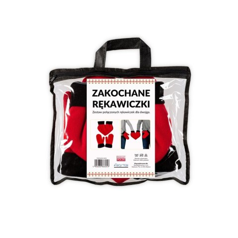 Zakochane rękawiczki Serce dla Dwojga Pary prezent Zakochane rękawiczki Serce dla Dwojga Pary prezent