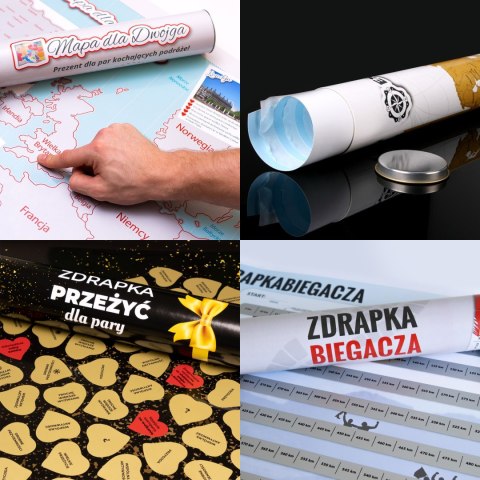 Zdrapka Przeżyć dla Pary Dwojga prezent Dzień Kobiet