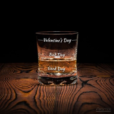 Szklanka do whisky Valentine's Day WALENTYNKI
