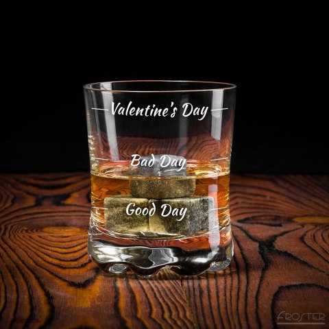 Szklanka do whisky Valentine's Day WALENTYNKI