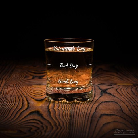 Szklanka do whisky Valentine's Day WALENTYNKI