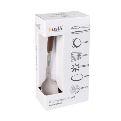 ZESTAW 6 PRZYBORÓW KUCHENNYCH HUSLA 73960 ZESTAW 6 PRZYBORÓW KUCHENNYCH HUSLA 73960