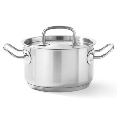 Garnek średni Kitchen Line z pokrywką 5,5 l śr. 240 x 135 h - Hendi 836309 Garnek średni Kitchen Line z pokrywką 5,5 l śr. 240 x 135 h - Hendi 836309