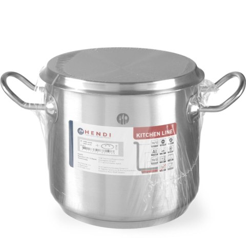 Garnek wysoki Kitchen Line z pokrywką 2,8 l śr. 160 x 140 h - Hendi 837108 Garnek wysoki Kitchen Line z pokrywką 2,8 l śr. 160 x 140 h - Hendi 837108