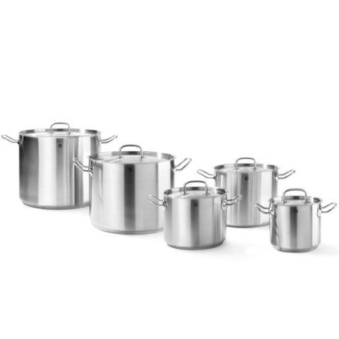 Garnek wysoki Kitchen Line z pokrywką 2,8 l śr. 160 x 140 h - Hendi 837108 Garnek wysoki Kitchen Line z pokrywką 2,8 l śr. 160 x 140 h - Hendi 837108
