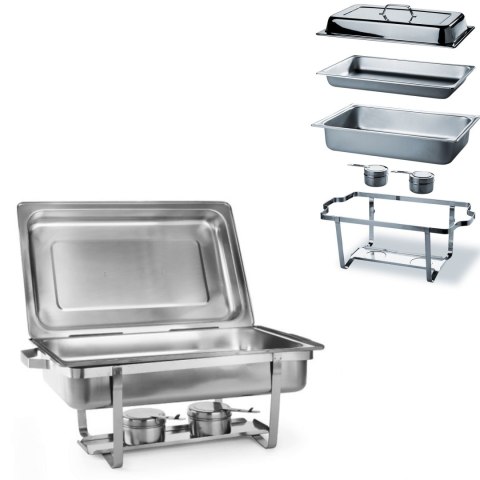 Podgrzewacz do potraw HoReCa na pastę GN 1/1 - Hendi 475904 Podgrzewacz do potraw HoReCa na pastę GN 1/1 - Hendi 475904