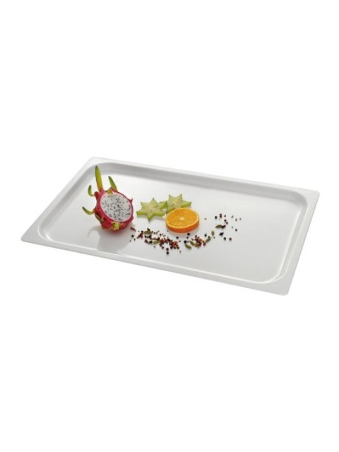 Taca do prezentacji dań i żywności 530x325mm GN 1/1 biała - Hendi 561607 Taca do prezentacji dań i żywności 530x325mm GN 1/1 biała - Hendi 561607