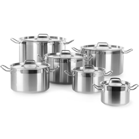 Garnek średni Profi Line z pokrywką 2 l śr. 160 x 110 h - Hendi 831007 Garnek średni Profi Line z pokrywką 2 l śr. 160 x 110 h - Hendi 831007