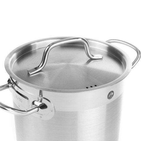 Garnek wysoki Profi Line z pokrywką dno Sandwich 10 l śr. 240 x 220 h - Hendi 832400 Garnek wysoki Profi Line z pokrywką dno Sandwich 10 l śr. 240 x 220 h - Hendi 832400