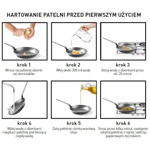 Patelnia uniwersalna Profi Line śr. 240 mm - Hendi 628638 Patelnia uniwersalna Profi Line śr. 240 mm - Hendi 628638