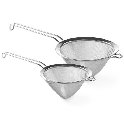 Sito chińskie stożkowe z gęstą siatką ze stali śr.180mm- Hendi 647509 Sito chińskie stożkowe z gęstą siatką ze stali śr.180mm- Hendi 647509