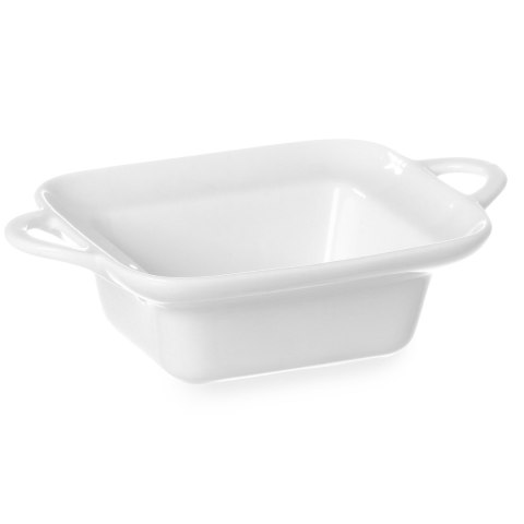 Półmisek do zapiekania prostokątny z uszami 100x140x45mm biała porcelana - Hendi 784105 Półmisek do zapiekania prostokątny z uszami 100x140x45mm biała porcelana - Hendi 784105